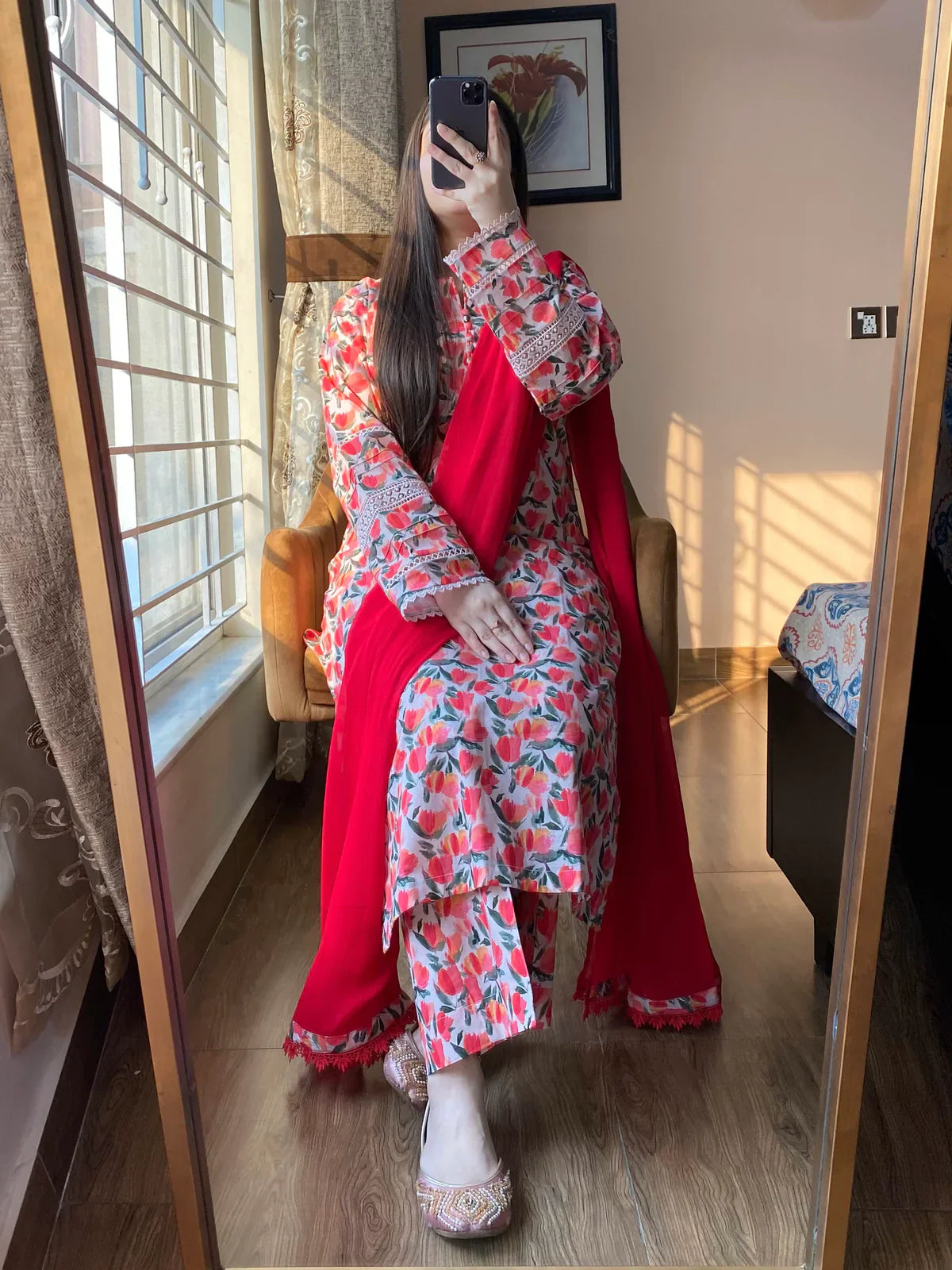 3 Piece - Lawn Printed Dress